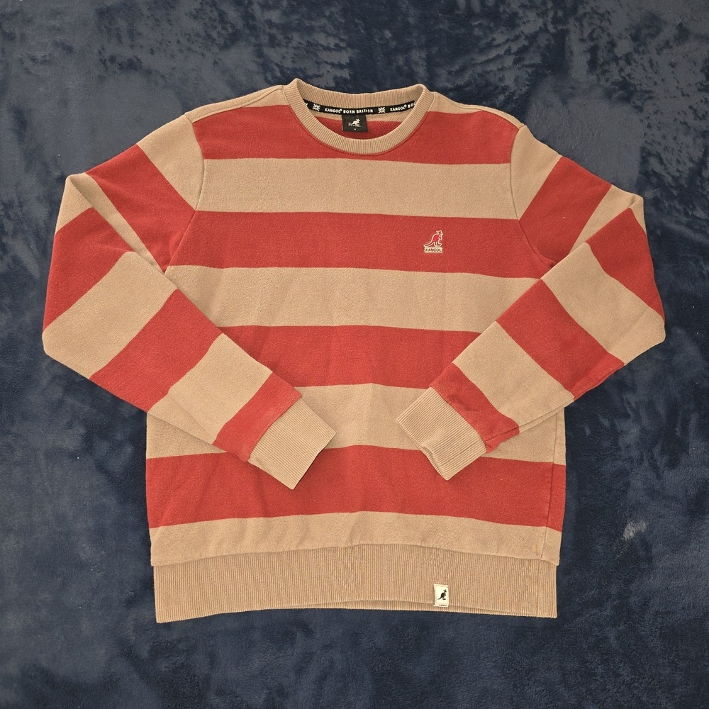 Kangol Striped Knit Oversized Sweater Multicolor‎ Size Small